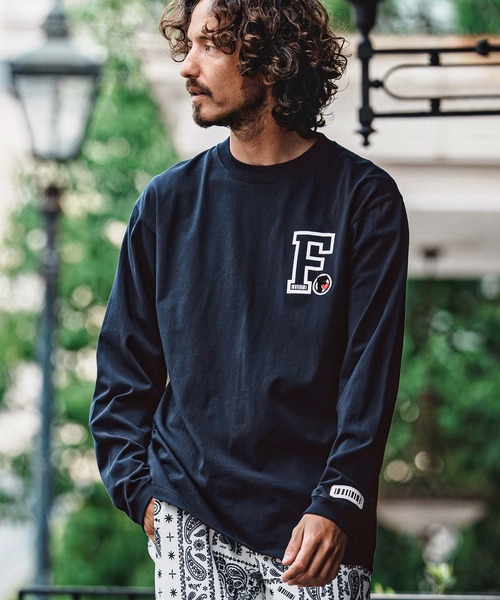 felkod(フィルコッド)の「mlt5731- Chenille Patch 6oz Long Sleeve Tee ロングスリーブTシャツ(F26A260)(Tシャツ/カットソー・メンズ・ホワイト/ネイビー/ブラック・S/M/L/XL)」の10枚目の写真