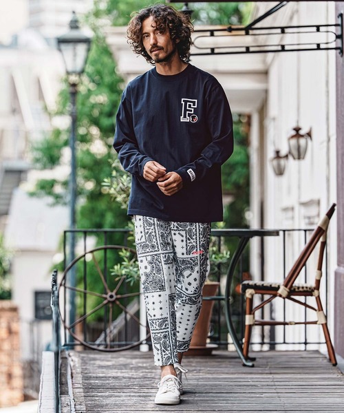 felkod(フィルコッド)の「mlt5731- Chenille Patch 6oz Long Sleeve Tee ロングスリーブTシャツ(F26A260)(Tシャツ/カットソー・メンズ・ホワイト/ネイビー/ブラック・S/M/L/XL)」の11枚目の写真