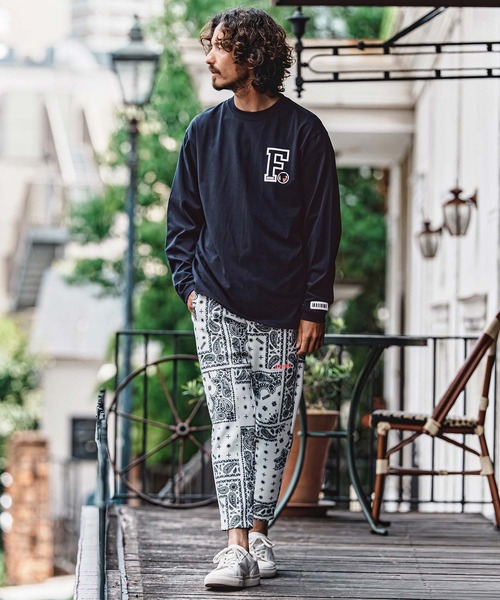 felkod(フィルコッド)の「mlt5731- Chenille Patch 6oz Long Sleeve Tee ロングスリーブTシャツ(F26A260)(Tシャツ/カットソー・メンズ・ホワイト/ネイビー/ブラック・S/M/L/XL)」の12枚目の写真