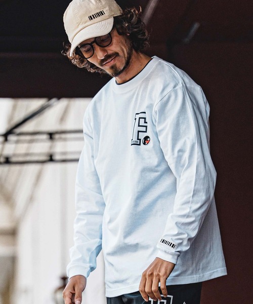 felkod(フィルコッド)の「mlt5731- Chenille Patch 6oz Long Sleeve Tee ロングスリーブTシャツ(F26A260)(Tシャツ/カットソー・メンズ・ホワイト/ネイビー/ブラック・S/M/L/XL)」の15枚目の写真