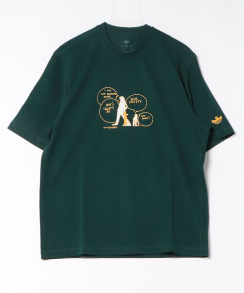 adidas(アディダス)の「adidas skateboarding/アディダス スケートボーディング KE1020/KE1021 GONZ CRUSTY TEE Tシャツ 421261407/421261408(Tシャツ/カットソー・メンズ・マスタード/ダークグリーン・L/M/XL)」の2枚目の写真