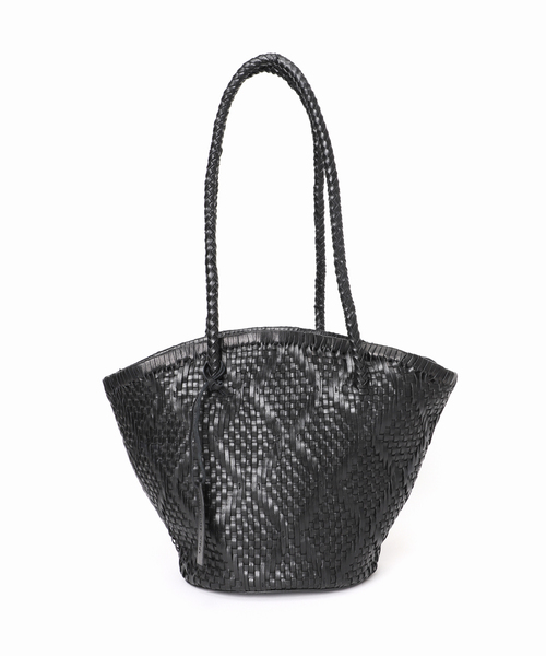 Spick & Span（スピックアンドスパン）の「《追加2》Bagmati/バグマティ レザーメッシュバッグ（トートバッグ・レディース・ブラック・FREE）」の9枚目の写真