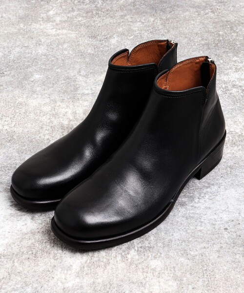 EARLE(アール)の「【EARLE/アール】ER2202 Back Zip Short Boots(ブーツ・メンズ・ブラック・43/42/41)」の4枚目の写真