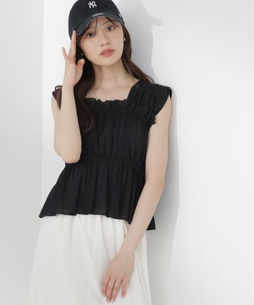 PROPORTION BODY DRESSING(プロポーションボディドレッシング)の「ギャザーブラウス / 1216210700(シャツ/ブラウス・レディース・ホワイト系その他/ピンク/ブラック・FREE)」の7枚目の写真