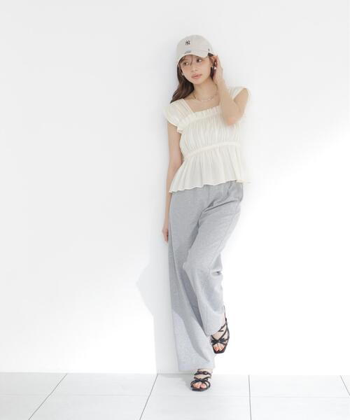 PROPORTION BODY DRESSING(プロポーションボディドレッシング)の「ギャザーブラウス / 1216210700(シャツ/ブラウス・レディース・ホワイト系その他/ピンク/ブラック・FREE)」の17枚目の写真