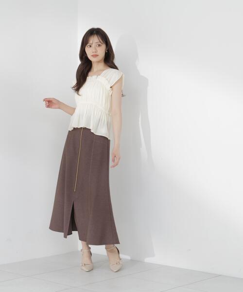 PROPORTION BODY DRESSING(プロポーションボディドレッシング)の「ギャザーブラウス / 1216210700(シャツ/ブラウス・レディース・ホワイト系その他/ピンク/ブラック・FREE)」の18枚目の写真