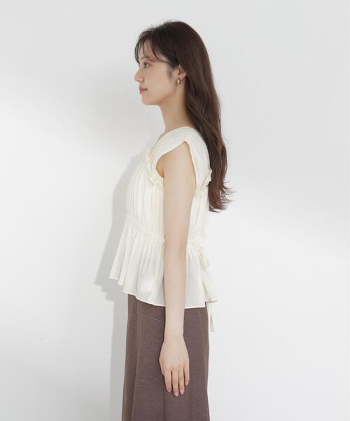 PROPORTION BODY DRESSING(プロポーションボディドレッシング)の「ギャザーブラウス / 1216210700(シャツ/ブラウス・レディース・ホワイト系その他/ピンク/ブラック・FREE)」の20枚目の写真