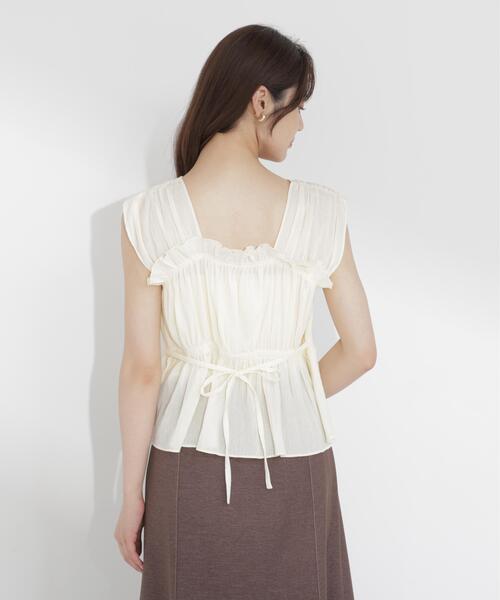 PROPORTION BODY DRESSING(プロポーションボディドレッシング)の「ギャザーブラウス / 1216210700(シャツ/ブラウス・レディース・ホワイト系その他/ピンク/ブラック・FREE)」の10枚目の写真