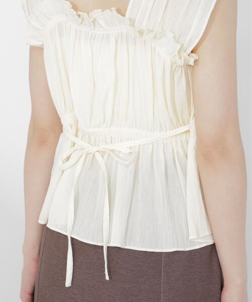PROPORTION BODY DRESSING(プロポーションボディドレッシング)の「ギャザーブラウス / 1216210700(シャツ/ブラウス・レディース・ホワイト系その他/ピンク/ブラック・FREE)」の14枚目の写真