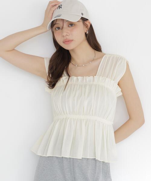 PROPORTION BODY DRESSING(プロポーションボディドレッシング)の「ギャザーブラウス / 1216210700(シャツ/ブラウス・レディース・ホワイト系その他/ピンク/ブラック・FREE)」の15枚目の写真