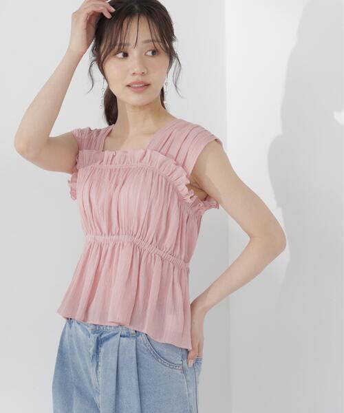 PROPORTION BODY DRESSING(プロポーションボディドレッシング)の「ギャザーブラウス / 1216210700(シャツ/ブラウス・レディース・ホワイト系その他/ピンク/ブラック・FREE)」の21枚目の写真