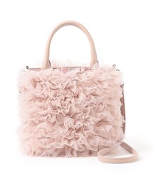 TO BE CHIC（トゥー ビー シック）の「チュールフリルバッグ（ハンドバッグ）」