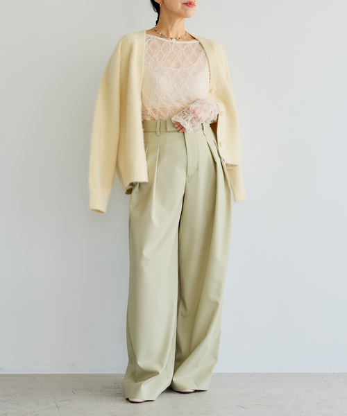 IENA LA BOUCLE(イエナラブークル)の「IENA LA BOUCLE ダイヤlaceカットソー(Tシャツ/カットソー・レディース・ホワイト/ブラック・FREE)」の12枚目の写真