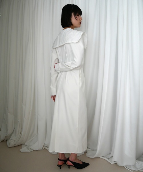 HONEY MI HONEY（ハニーミーハニー）の「stretch jersey sailor one-piece（ワンピース・レディース・ネイビー/ブラック/ホワイト・FREE）」の9枚目の写真