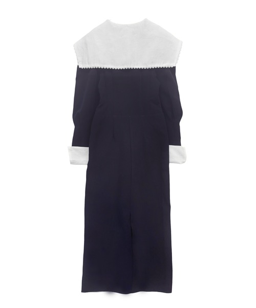 HONEY MI HONEY（ハニーミーハニー）の「stretch jersey sailor one-piece（ワンピース・レディース・ネイビー/ブラック/ホワイト・FREE）」の12枚目の写真