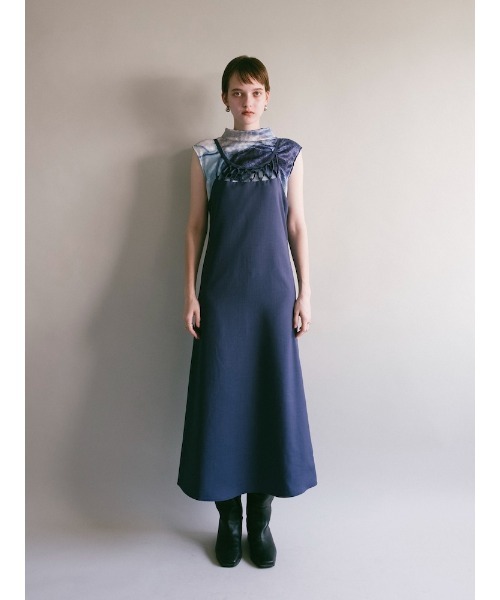 sahara(サハラ)の「Art Print Sleeveless Top(Tシャツ/カットソー・レディース・ブルー/ブラック/ライトブルー・FREE)」の18枚目の写真