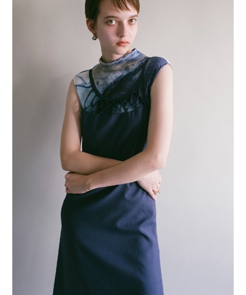 sahara(サハラ)の「Art Print Sleeveless Top(Tシャツ/カットソー・レディース・ブルー/ブラック/ライトブルー・FREE)」の20枚目の写真