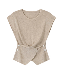 KIMDOH（キムド）の「Basso Twist Top Brown（ニット/セーター）」