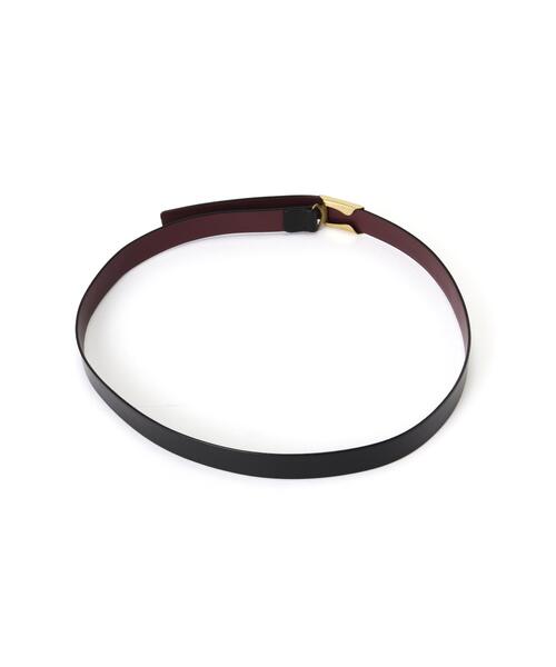 YLEVE(イレーヴ)の「YLEVE / LEATHER BUCKLED BELT(ベルト・レディース・ブラック/ブラック系その他・FREE)」の3枚目の写真