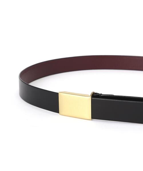 YLEVE(イレーヴ)の「YLEVE / LEATHER BUCKLED BELT(ベルト・レディース・ブラック/ブラック系その他・FREE)」の4枚目の写真