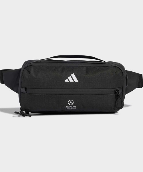 adidas(アディダス)の「メルセデスAMGペトロナスフォーミュラ1エンジニア&マーケティングウエストバッグ / アディダス adidas(ボディバッグ/ウエストポーチ・メンズ・ブラック・FREE)」の1枚目の写真