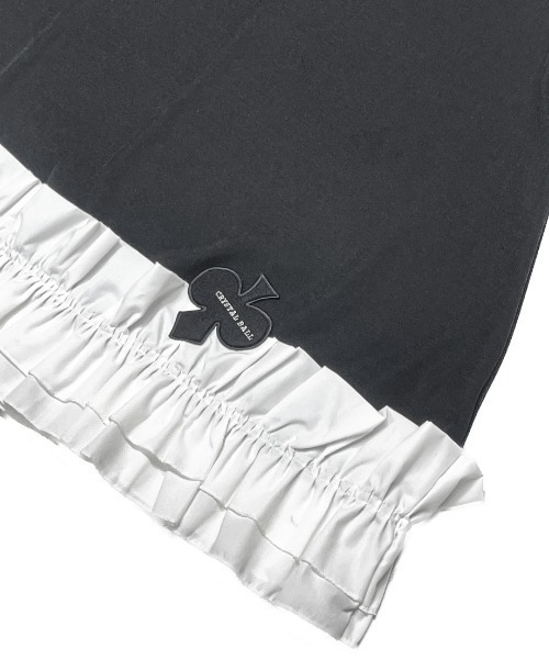 CRYSTAL BALL(クリスタルボール)の「Gathered Hem Sleeveless Tops(Tシャツ/カットソー・レディース・ベージュ/ブラック・FREE)」の14枚目の写真
