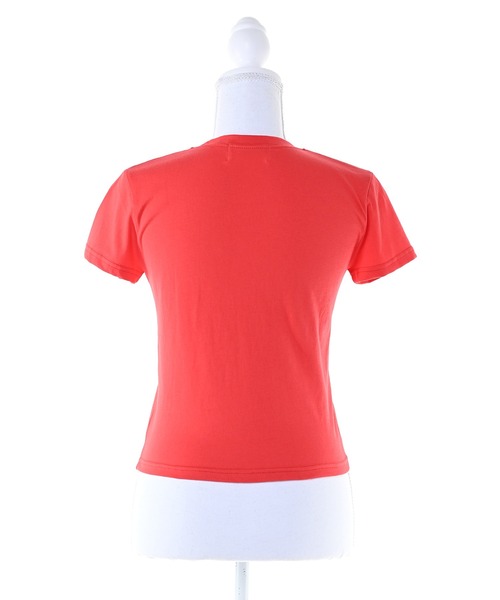 Narcissus(ナルシス)の「【Narcissus】ロゴコンパクトTシャツ / 半袖 レディース(Tシャツ/カットソー・レディース・ブラック/レッド・FREE)」の4枚目の写真