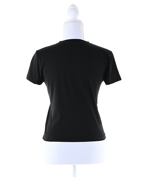 Narcissus(ナルシス)の「【Narcissus】ロゴコンパクトTシャツ / 半袖 レディース(Tシャツ/カットソー・レディース・ブラック/レッド・FREE)」の7枚目の写真