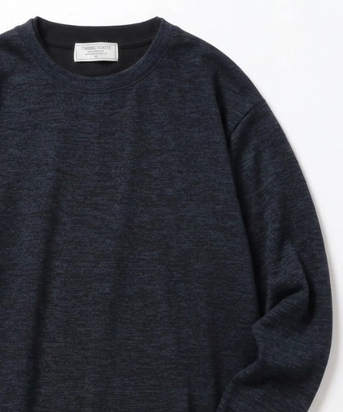 MARUKAWA(マルカワ)の「2026AW Knit Sew Fake Layered Plain Long Sleeve T-Shirt/ニットソー フェイクレイヤード 無地 ロンT 長袖Tシャツ(Tシャツ/カットソー・メンズ・ベージュ/ブラック/チャコール/ネイビー・M/L/LL)」の9枚目の写真