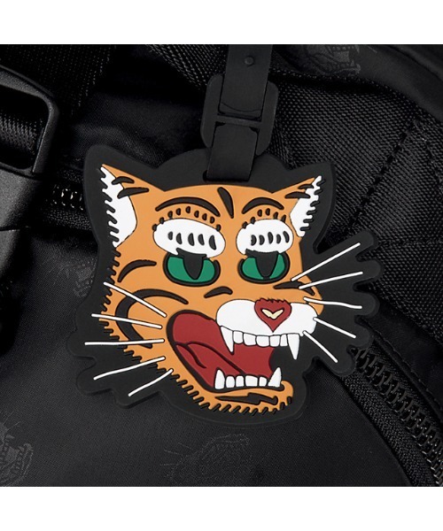 Onitsuka Tiger(オニツカタイガー)の「SMALL PRINTED BACK PACK / スモールプリンテッドバックパック(ショルダーバッグ・レディース・ブラック・OS)」の4枚目の写真