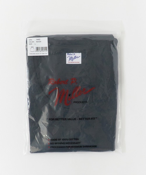 MILLER(ミラー)の「R.P.miller/ミラー Panel ribed tank top タンクトップ(タンクトップ・レディース・ブラック/グレー/ミント/ホワイト/ホワイト×ブルー・M/XL/L)」の8枚目の写真