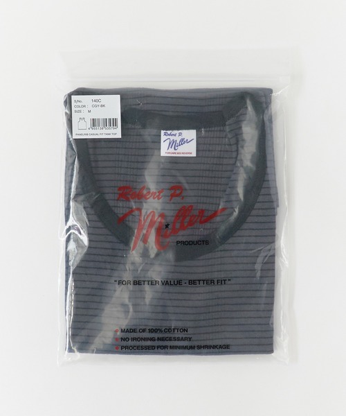 MILLER(ミラー)の「R.P.miller/ミラー Panel ribed tank top タンクトップ(タンクトップ・レディース・ブラック/グレー/ミント/ホワイト/ホワイト×ブルー・M/XL/L)」の9枚目の写真