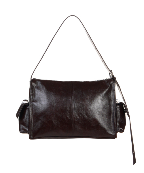 NICK&NICOLE(ニックアンドニコール)の「SIDE POCKET SHOULDER BAG_BROWN(ショルダーバッグ・レディース・その他・FREE)」の3枚目の写真