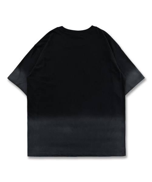 ANNOYED（アノイド）の「グラデーションスプレーウォッシング半袖Tシャツ LQ3TU636_BLACK（Tシャツ/カットソー・メンズ・その他・95/100/105）」の2枚目の写真