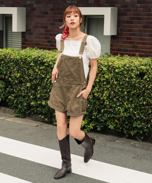 anap mimpi（アナップミンピ）の「パフスリーブフィットフレアブラウス（シャツ/ブラウス・レディース・ホワイト/ブラック・F）」の11枚目の写真