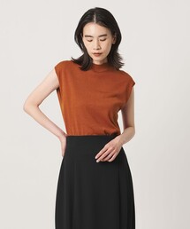 ＜MARW UNITED ARROWS＞ハイネック フレンチスリーブ ニット