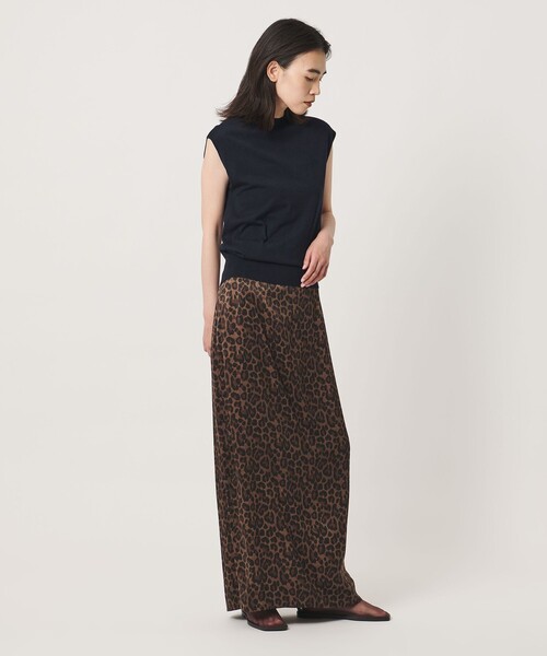 MARW UNITED ARROWS(マルゥ ユナイテッドアローズ)の「<MARW UNITED ARROWS>ハイネック フレンチスリーブ ニット(ニット/セーター・レディース・ネイビー/ダークオレンジ・FREE)」の6枚目の写真