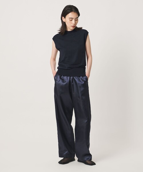 MARW UNITED ARROWS(マルゥ ユナイテッドアローズ)の「<MARW UNITED ARROWS>ハイネック フレンチスリーブ ニット(ニット/セーター・レディース・ネイビー/ダークオレンジ・FREE)」の7枚目の写真