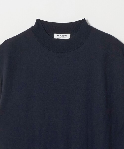 MARW UNITED ARROWS(マルゥ ユナイテッドアローズ)の「<MARW UNITED ARROWS>ハイネック フレンチスリーブ ニット(ニット/セーター・レディース・ネイビー/ダークオレンジ・FREE)」の13枚目の写真
