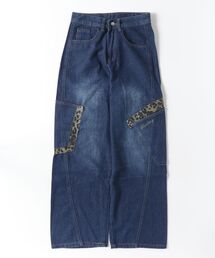 gossip！ロサンゼルス（ゴシップロサンゼルス）の「レオパーデニムパンツ（デニムパンツ）」