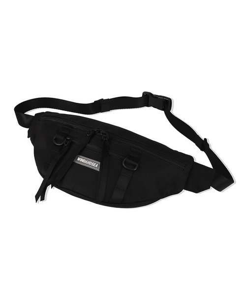 WIND AND SEA（ウィンダンシー）の「CORDURA BALLISTIC WAIST BAG（ボディバッグ/ウエストポーチ・メンズ・ブラック・FREE）」の3枚目の写真