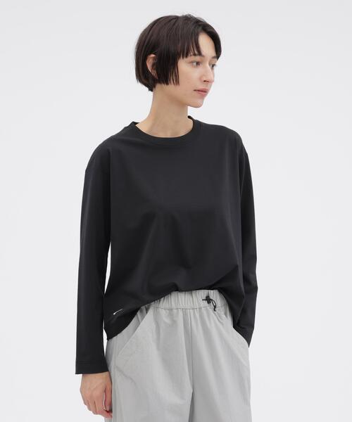 MARGARET HOWELL(マーガレットハウエル)の「POLYESTER COTTON HIGH GAUGE PIQUE JERSEY TOP(Tシャツ/カットソー・レディース・ベージュ系その他4/ネイビー系1・2)」の13枚目の写真