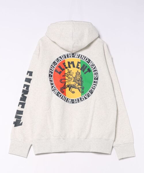 ELEMENT(エレメント)の「ELEMENT メンズ RAGGA HOOD パーカー 【2026年秋冬モデル】/エレメントバック袖プリントフーディー(パーカー・メンズ・ラスタ/ブラック/ホワイト系その他・X-LARGE/LARGE/MEDIUM)」の7枚目の写真
