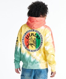 ELEMENT メンズ RAGGA HOOD パーカー 【2026年秋冬モデル】/エレメントバック袖プリントフーディー