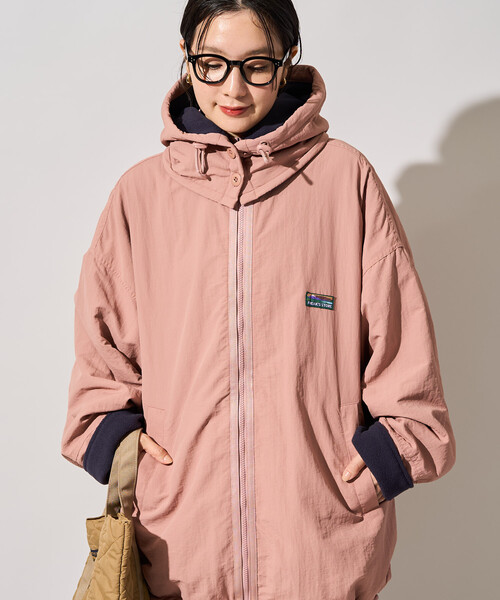 FREAK'S STORE(フリークスストア)の「限定展開 FREAK'S STORE OUTDOORS 裏フリース リバーシブル ジャケット(その他アウター・レディース・ピンク/ブラック/ブラウン/ライトグレー/オリーブ・フリ-)」の5枚目の写真