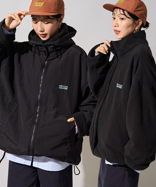 FREAK'S STORE(フリークスストア)の「限定展開 FREAK'S STORE OUTDOORS 裏フリース リバーシブル ジャケット(その他アウター・レディース・ピンク/ブラック/ブラウン/ライトグレー/オリーブ・フリ-)」の16枚目の写真