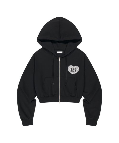 ILLIGO(イリゴ)の「129ドットフードジップアップブラック(パーカー・レディース・その他・SMALL/MEDIUM/LARGE)」の4枚目の写真