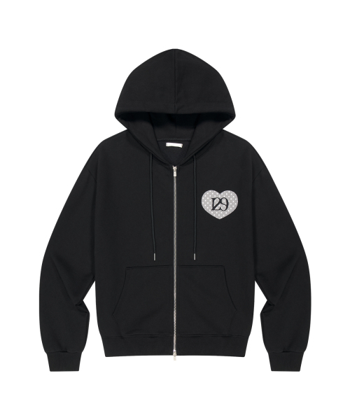 ILLIGO(イリゴ)の「129ドットフードジップアップブラック(パーカー・レディース・その他・SMALL/MEDIUM/LARGE)」の6枚目の写真