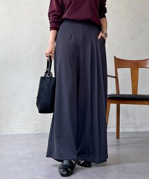ジョーゼットサイドプリーツパンツ