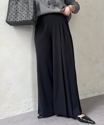 ジョーゼットサイドプリーツパンツ